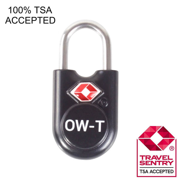 ✅ TSA Key Padlock - Heavy Duty Lock - Travel Sentry Approved for Suitcases, Luggage, Gym Lockers and Tool Boxes - One-Wear